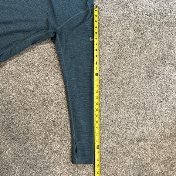 Nike Dri-Fit Athletics Thumb Hole Running Top Shirt Womens Size M Blue - Picture 10 of 11